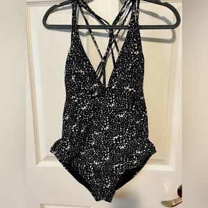 Liz lang) maternity one piece bathing suit.